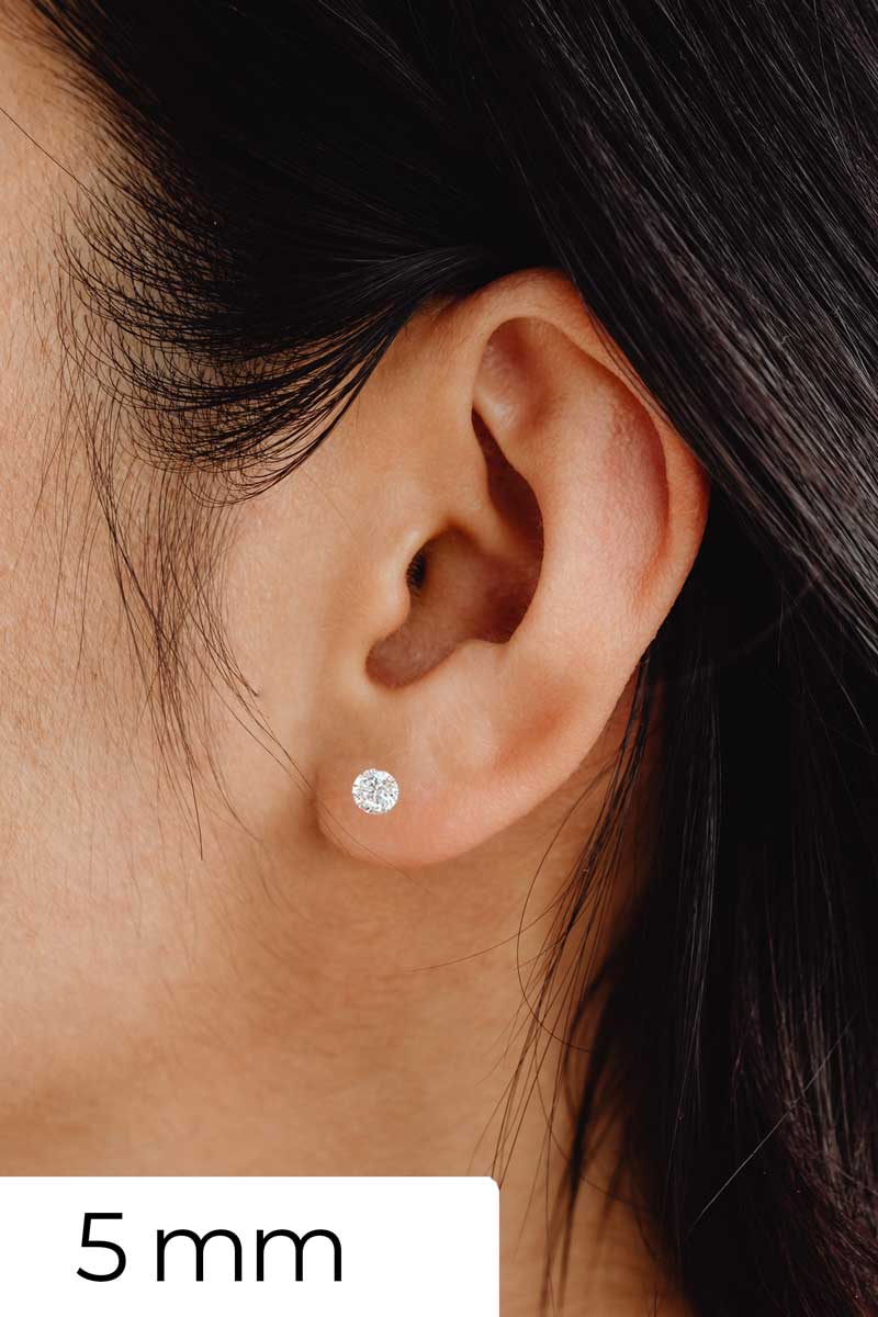 stud earring 5 mm