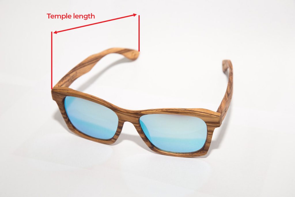 sunglass temple length size