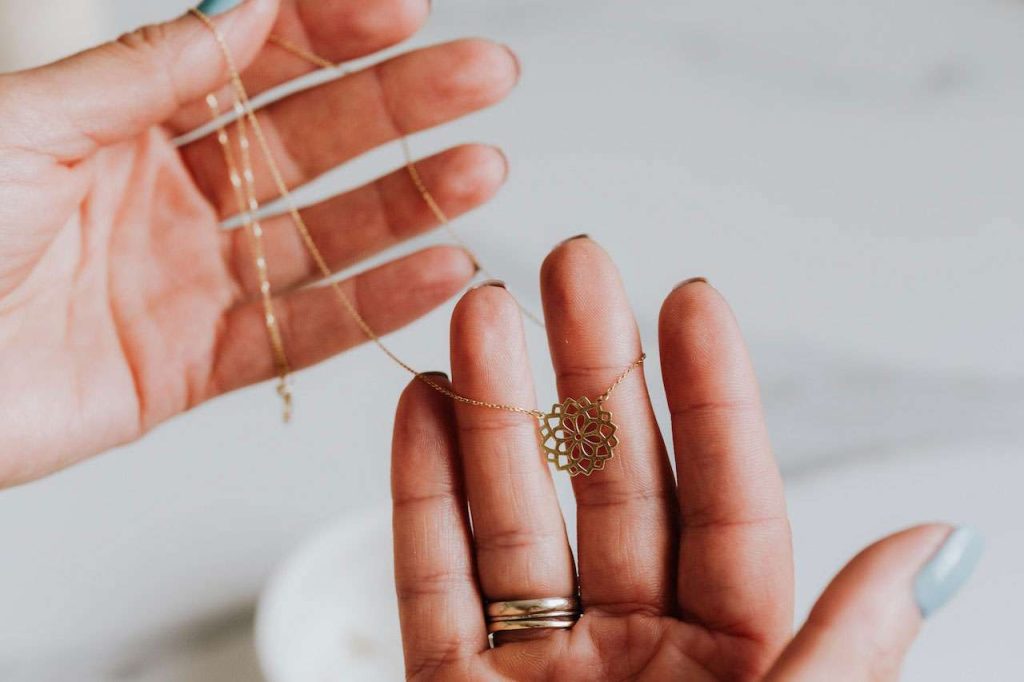 symbol charm necklace